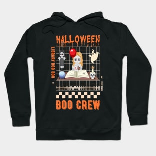 Library Boo Crew Halloween Hoodie